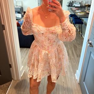 Bardot Lila Eyelet Corset Dress size 12